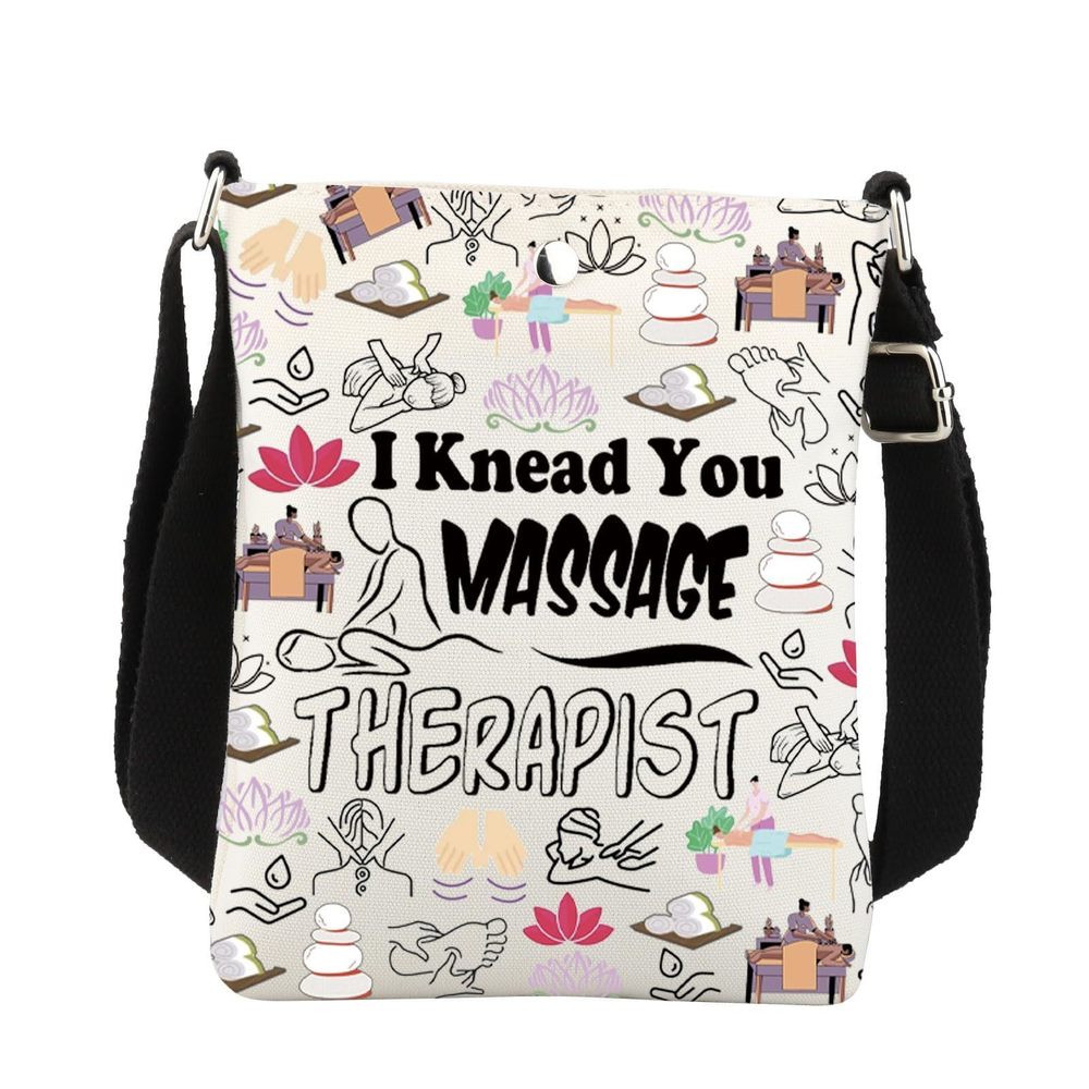 Massage Therapist Crossbody Bag Massage Therapist Gifts I Knead You Massage <3